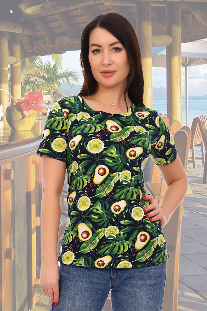 Фото товара 20430, футболка с авокадо